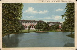 Murray Hall, A. & M. College Stillwater, OK Postcard Postcard