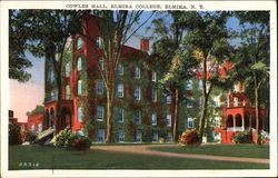 Elmira College - Cowles Hall New York Postcard Postcard