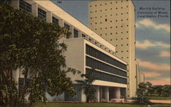 Merrick Building, University of Miami Coral Gables, FL Postcard Postcard