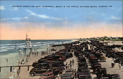 Atlantic Ocean and Most Wonderful Beach in the World Daytona Beach, FL Postcard Postcard