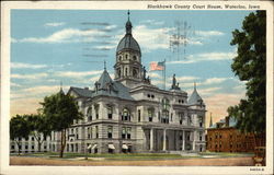 Blackhawk County Court House Postcard