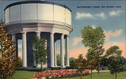 Waterworks Tower Des Moines, IA Postcard Postcard