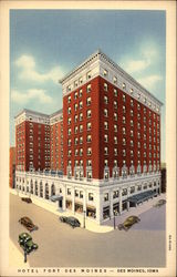 Hotel Fort Des Moines Postcard