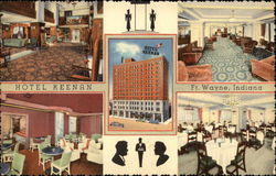 Hotel Keenan Fort Wayne, IN Postcard Postcard