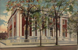 Free Public Library New Haven, CT Postcard Postcard