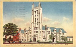 Yale University - Sheffield Hall, Sterling Tower and Strathcona Hall New Haven, CT Postcard Postcard