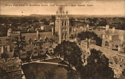 Bird's Eye View of Branford Court, Yale University New Haven, CT Postcard Postcard