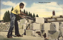 Bermuda Stone-Cutter Postcard