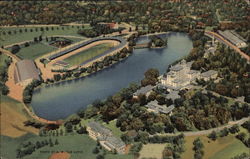 Broadmoor Hotel and Grounds from the Air Colorado Springs, CO Postcard Postcard