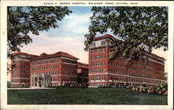 Edwin F. Brown Hospital, Soldiers' Home Postcard