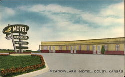 Meadowlark Motel Postcard