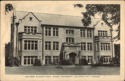 Mulvane Science Hall, Baker University Baldwin City, KS Postcard Postcard