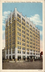 United Life Insurance Company Building Salina, KS Postcard Postcard