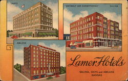 Lamer Hotels Salina, KS Postcard Postcard