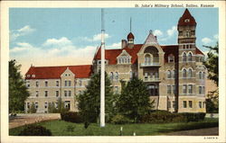 St. John's Military School Salina, KS Postcard Postcard