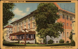 Fordyce Baths - Hot Springs National Park Postcard