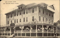 New Olympia Hotel Old Orchard Beach, ME Postcard Postcard