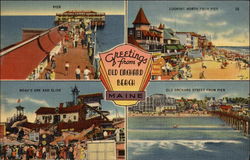 Greetings from Old Orchard Beach, Maine Postcard