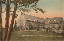 Home of Kenneth Roberts Kennebunkport, ME Postcard Postcard