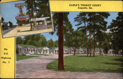 Cadle's Tourist Court Postcard