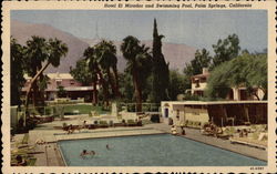 Hotel El Mirador and Swimming Pool Palm Springs, CA Postcard Postcard