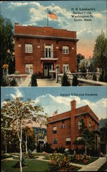 H. B. Lombard's Itallian Villa, Washington Street Lynn, MA Postcard Postcard