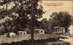 Some of the Cabins at The Dolloff Homestead Postcard