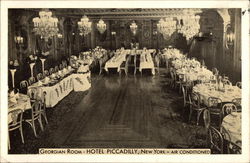 Georgian Room, Hotel Piccadilly New York, NY Postcard Postcard