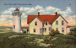 Race Point Lighthouse Provincetown, MA Postcard Postcard