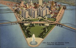 Point Park and Gateway Center Postcard