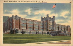 Senior High School Reading, PA Postcard Postcard