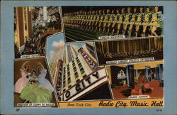 Radio City Music Hall Postcard