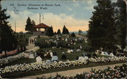 Sunday Afternoon at Manito Park Postcard