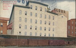 Washburn "A" Mill - Largest Flour Mill in the World Postcard