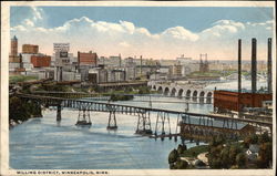 Milling District Postcard