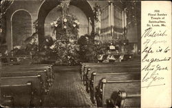 Floral Sunday, Temple of Spiritualism St. Louis, MO Postcard Postcard