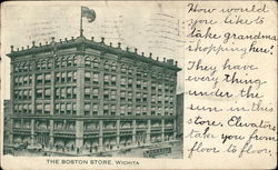 The Boston Store Wichita, KS Postcard Postcard