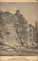 Devil's Head Lookout, Pike National Forest Postcard