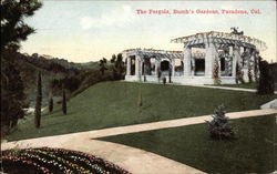 The Pergola, Busch's Gardens Pasadena, CA Postcard Postcard