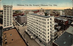 Oklahoma City Sky Scrapers Postcard Postcard