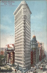 View of Flatiron Building Postcard