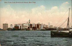 View from Governor's Island Postcard