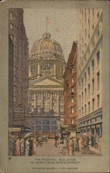 The Federal Building as seen from State Street Chicago, IL Postcard Postcard