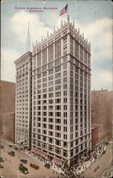 North American Building Postcard