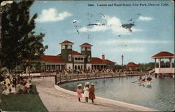 Casino and Band Stand, City Park Denver, CO Postcard Postcard