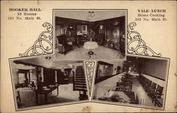 Hooker Hall & Yale Lunch Postcard