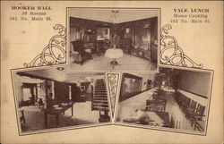 Hooker Hall & Yale Lunch Postcard