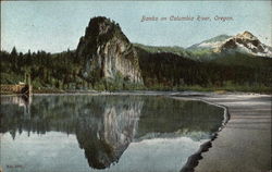 Banks on Columbia River Postcard