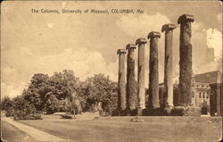 The Columns at University of Missouri Columbia, MO Postcard Postcard