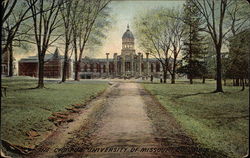 University of Missouri Campus Columbia, MO Postcard Postcard